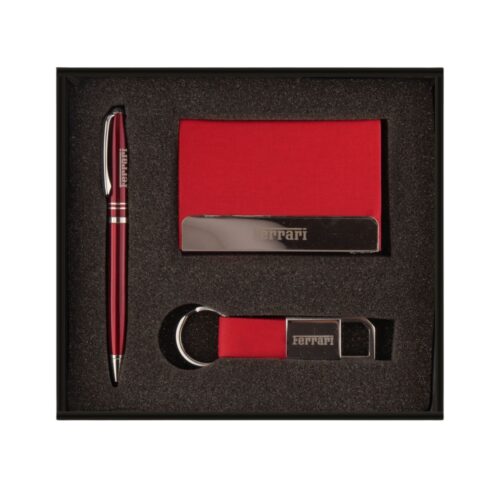 small set of pen ,card holder & keychain