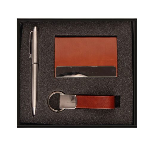 small set of pen ,card holder & keychain