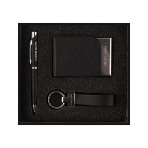 small set of pen ,card holder & keychain