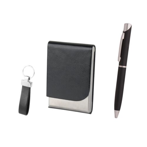 small set of pen ,card holder & keychain