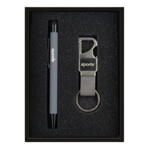 small set of pen & keychain