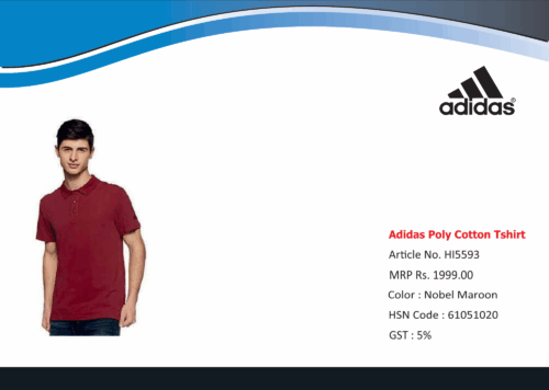 Adidas Poly Cotton Tshirt
