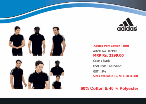 Adidas Poly Cotton Tshirt