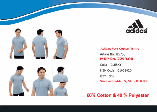 Adidas Poly Cotton Tshirt