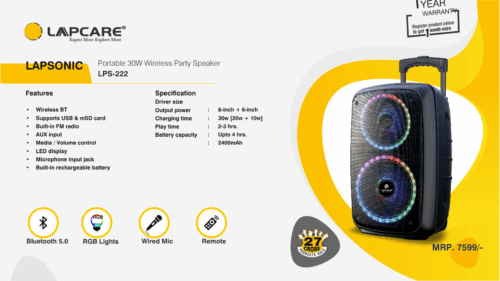 Lapsonic speaker