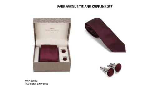 Park Avenue Tie And Cuffunk Set
