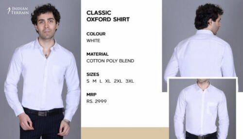 Indian Terrain Classic Oxford Shirt