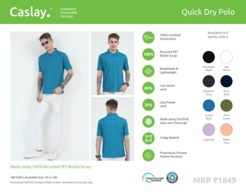 Caslay Quick Dry Polo