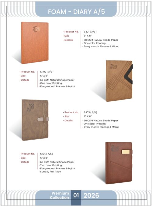 Foam Diary A5