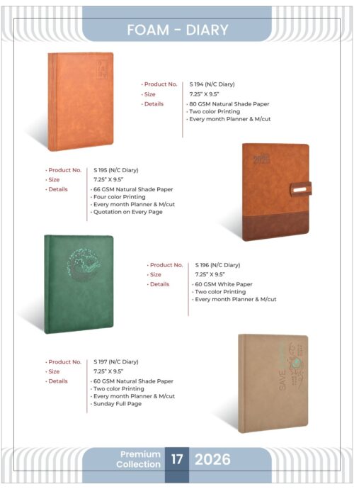 Foam Diary
