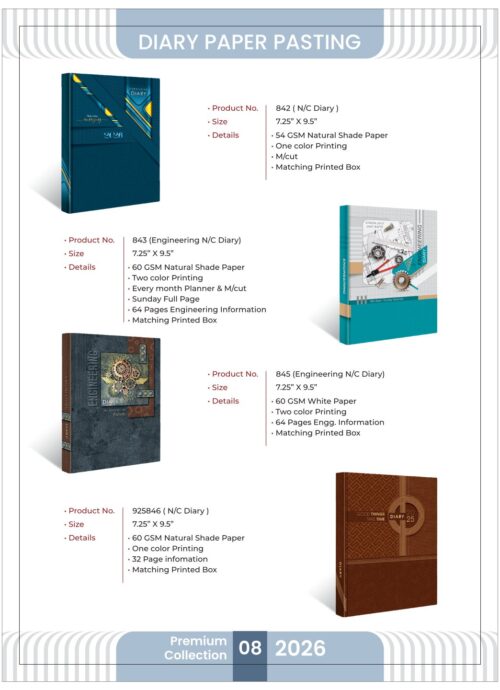 Diary Paper Pasting