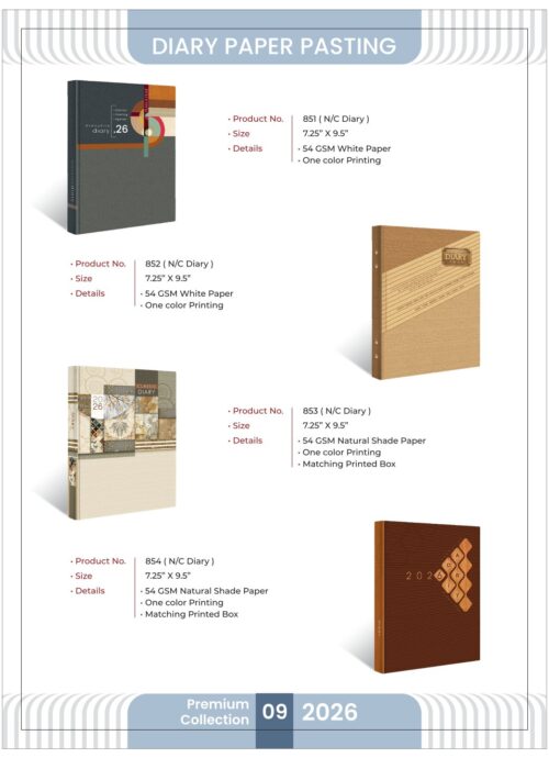 Diary Paper Pasting
